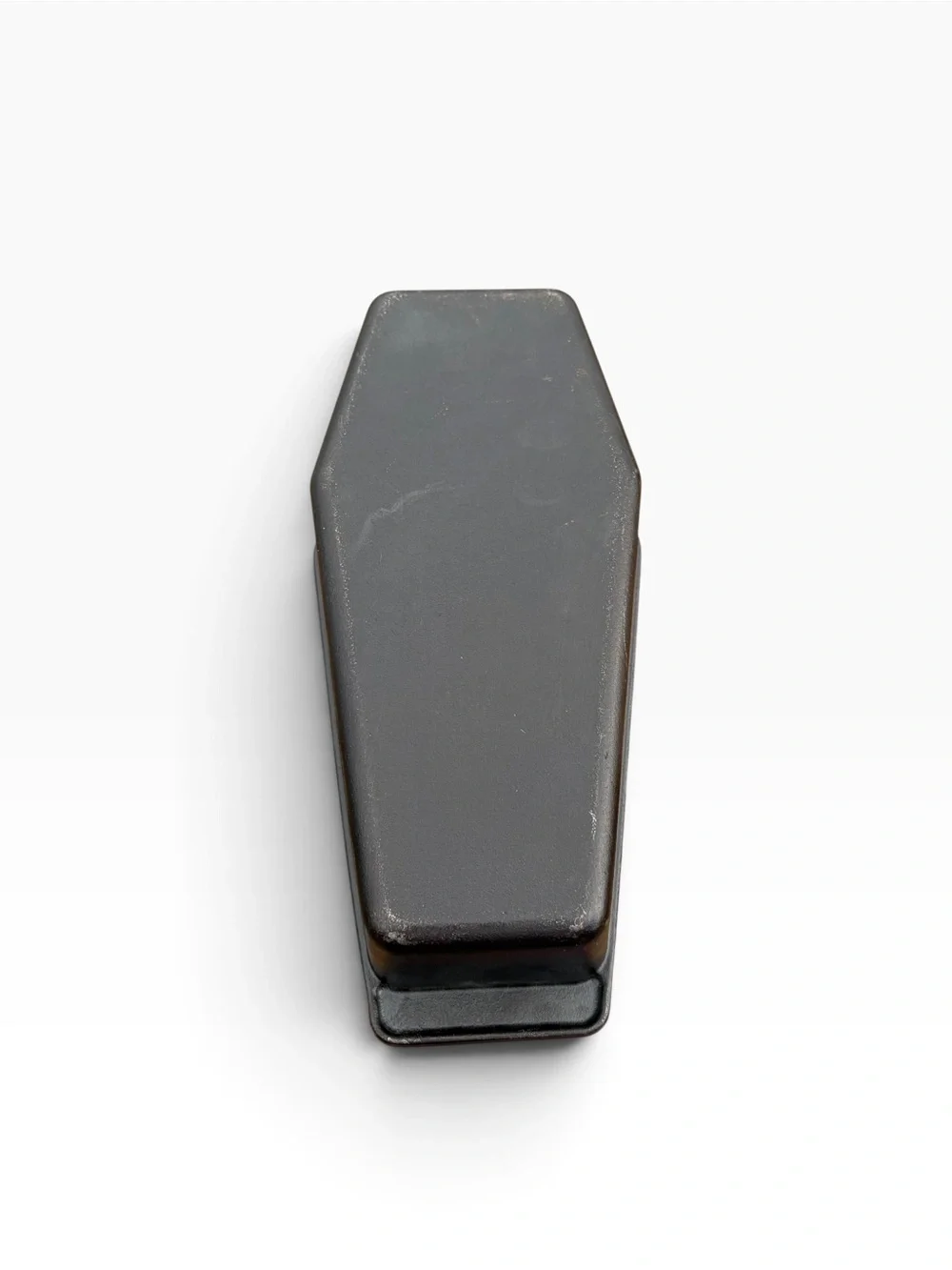 SMITH & CLARK CAST IRON SKELETON COFFIN BREAD LOAF PAN WITH LID